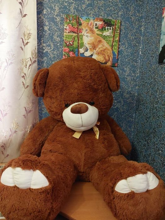 Медведь очень большой Тедди Новый мягкая игрушка