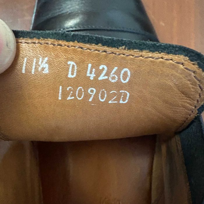 Sapatos Allen Edmonds Marin Double Monk Strap – Pele Preta, 45.5