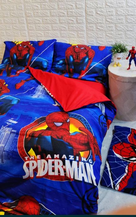 Постільна білизна Майнкрафт, Спайдермен Людина павук