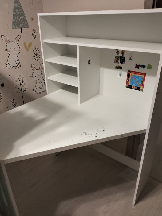 Biurko narożne białe