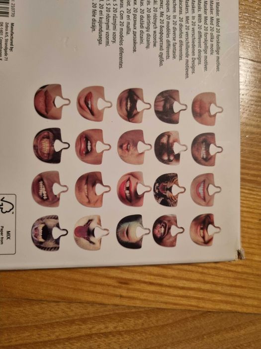 Maski na nos 20 sztuk