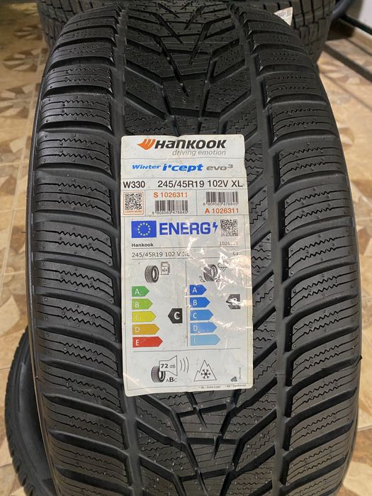 Пара 245/45/19 102V XL HANKOOK Winter i*cept evo 3