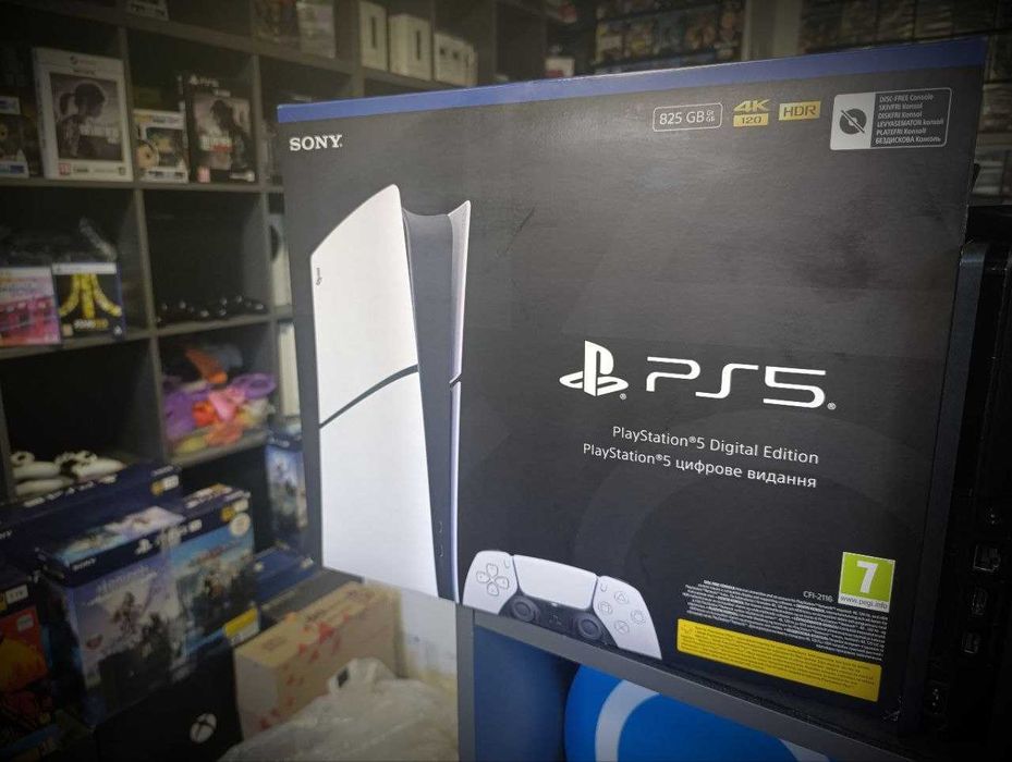 PS5 Slim 825GB Digital Повний комплект + Гарантія!