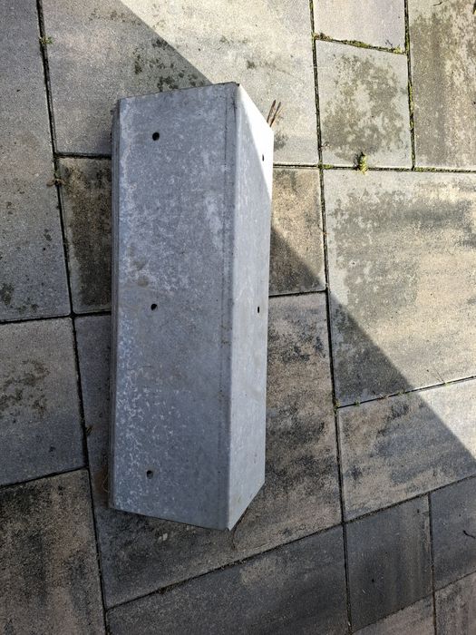 Blacha ocynk kątownik 15x15x50 cm