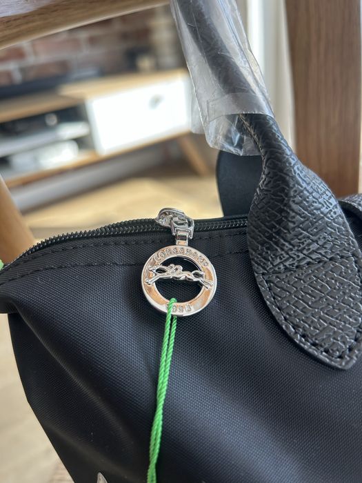 Torebka Longchamp cała czarna M