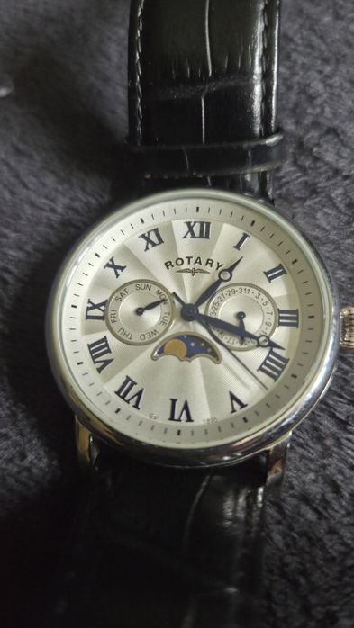 Elegancji zegarek Rotary Moonphase (GS00341/21) – Fazy księżyca, stan bdb