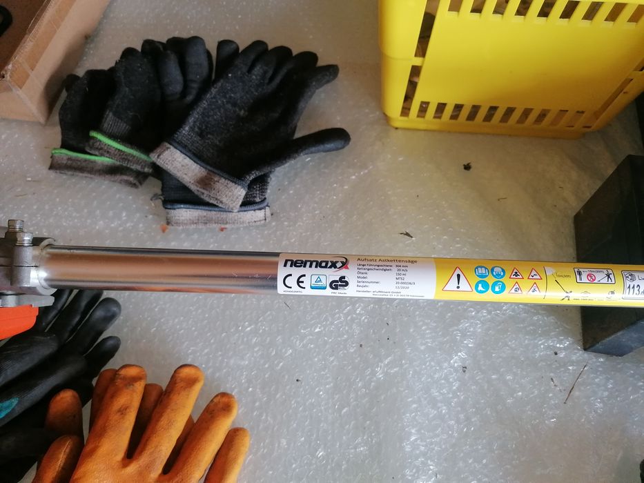 Pila lancuchowa przystawka do kosy spiknowej I podkaszarki.