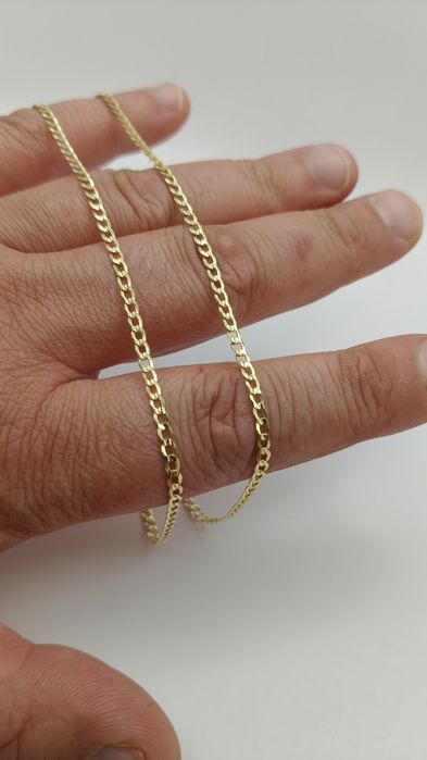 Złoty Łańcuszek Pancerka 50cm Pr.585 Nowy Zapraszamy