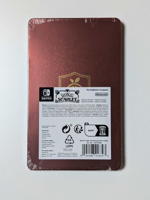 Pokémon Scarlett Steelbook