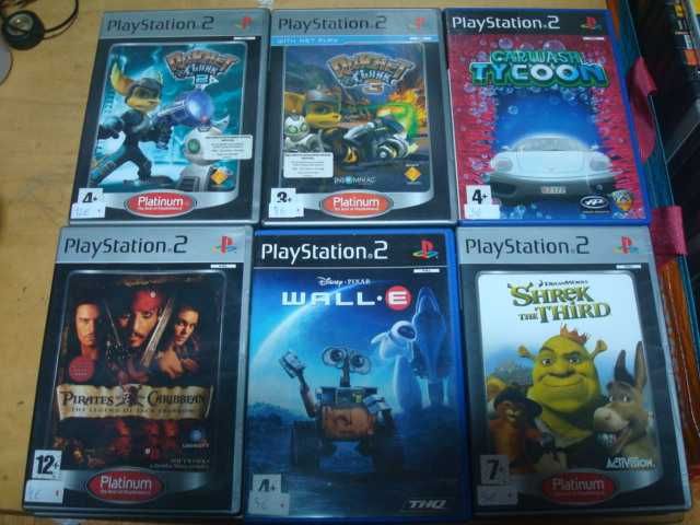 lote 6 jogos playstation 2  com manuais
