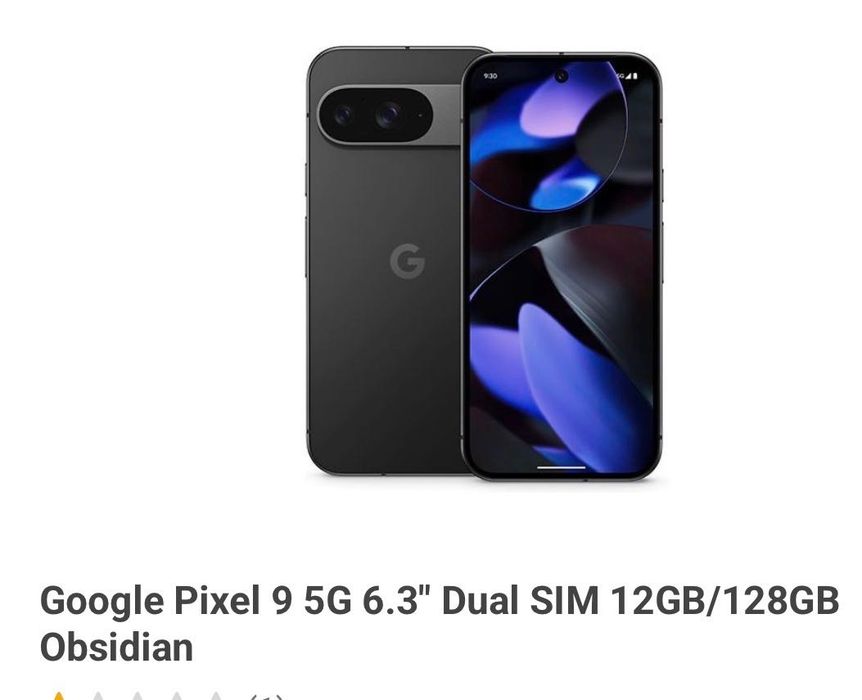 Google pixel 9 128Gigas NOVO