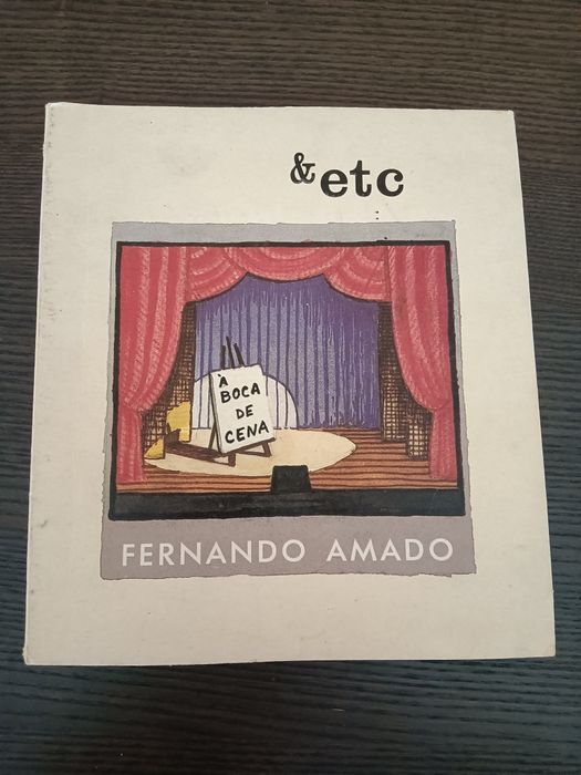 Livro &etc Fernando Amado.  À Boca de Cena 1999