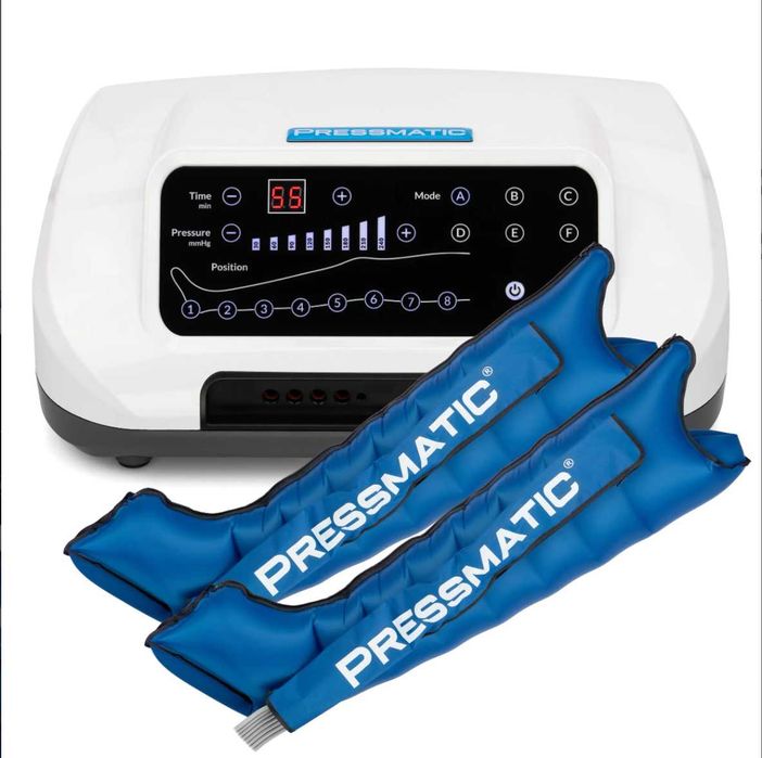 PRESSMATIC PM-8000D z mankietami na nogi w rozmiarze XXL + dodatki