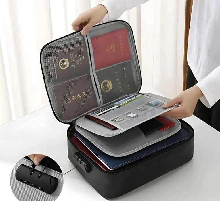 Органайзер для документів с кодовым замком Сумка для документов