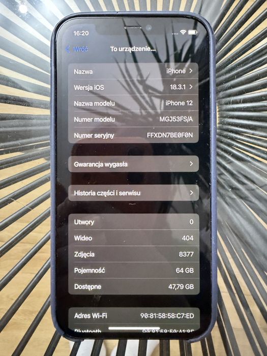 iPhone 12 stan idealny