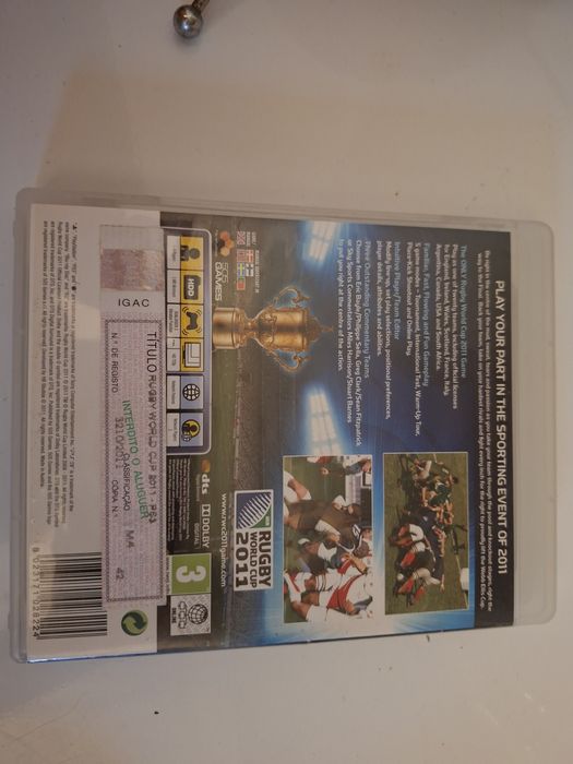 Rugby world cup 2011 ps3 jogo