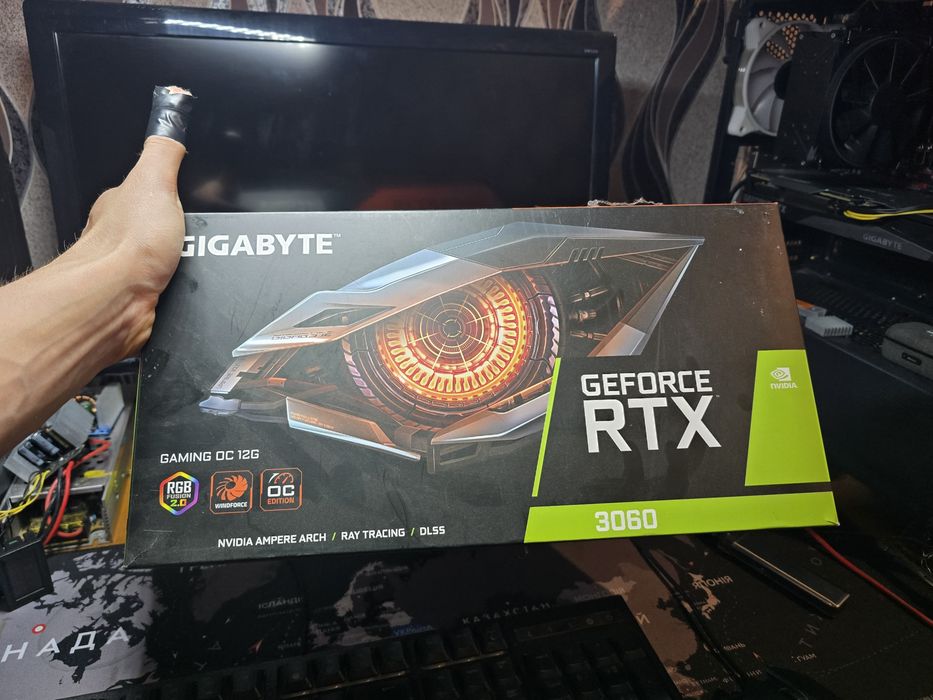 Gigabyte Geforce RTX 3060 12 gb Gaming OC на гарантии