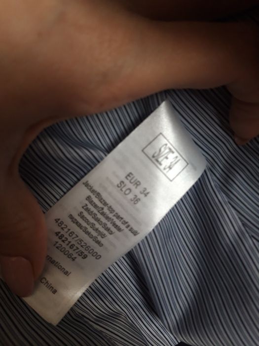 Granatowa marynarka Orsay 34