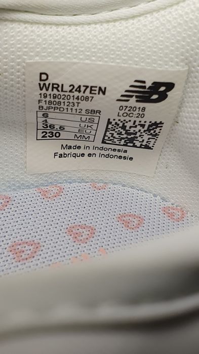 Sneakersy nowe damskie sportowe New Balance Rozmiar 36.5