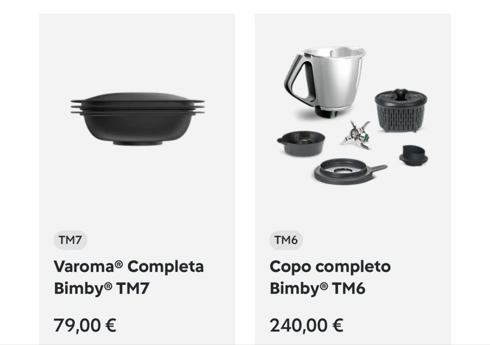 Tm6 Copo completo e varoma