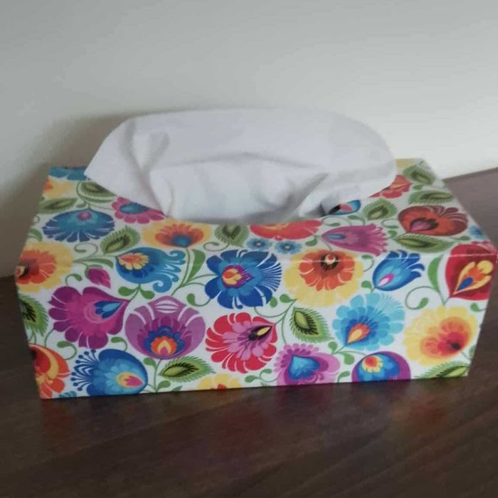 Chustecznik / Pudełko Chusteczki / Decoupage