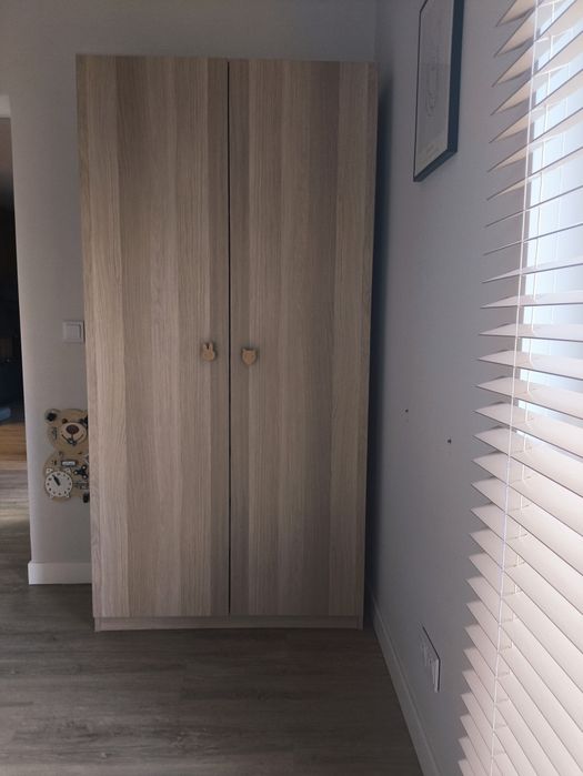 Szafa pax okazja kolekcja dąb bejcowany na biało
