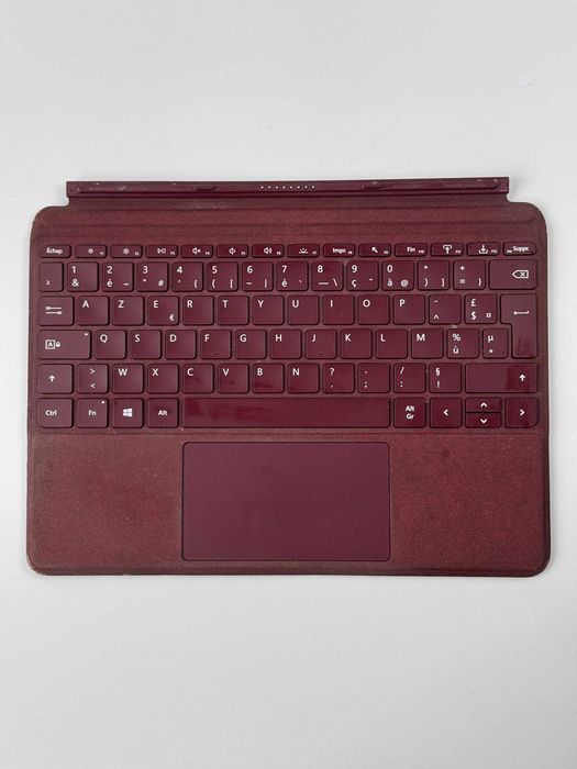 Чохол-клавіатура Microsoft Surface Go Signature Type Cover AZERTY Burgundy (сумісність з Surface Pro, з тачпадом, французька розкладка) (KCS-00044)