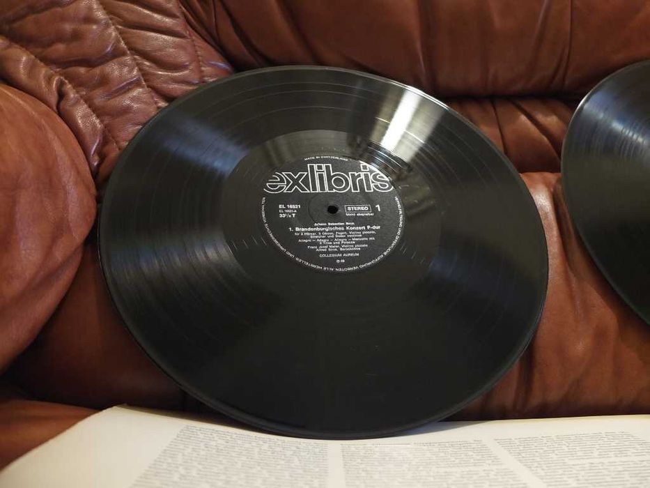 Vinil LP Duplo de Bach "Brandenburgische Konzerte", Collegium Aureum