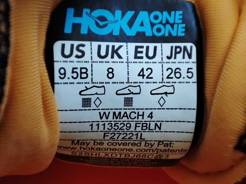 ОРИГІНАЛ100%! Кросівки Hoka One One Mach 4 1113529 FBLN (42р.)
