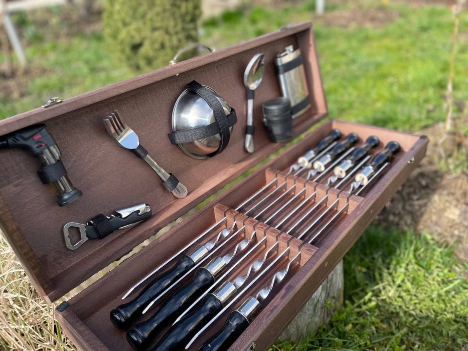 Подарунковий набір для чоловіка , шампур