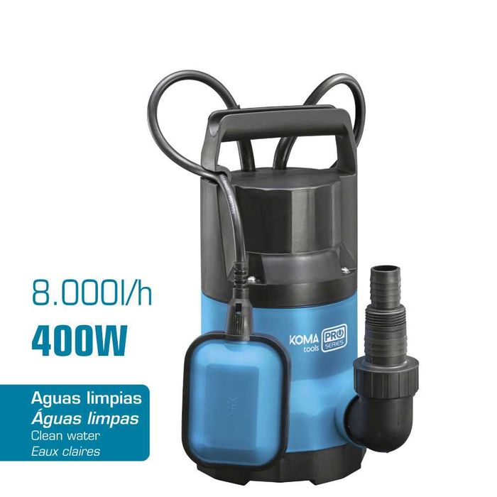 Bomba de Agua electrica 400W 8000Lt/hora novas com garantia