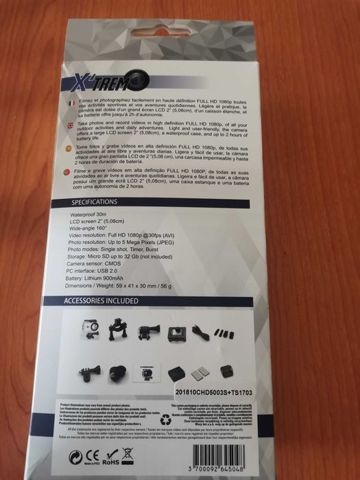 Action Cam X-Stream64283967674882121