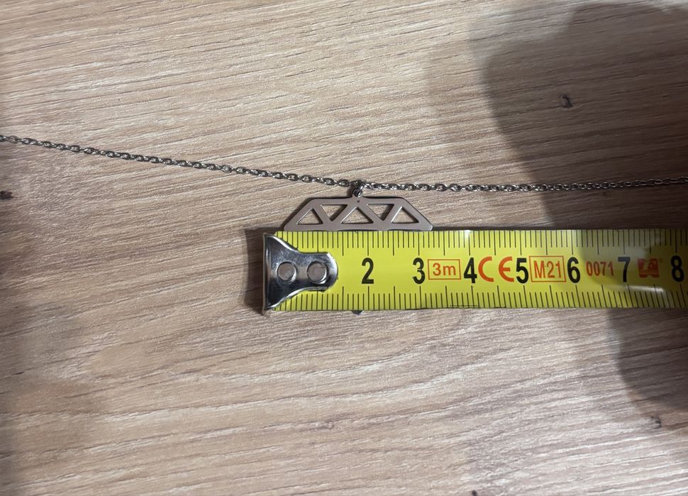Nowy! Z metką. Naszyjnik z dużym diamentem
