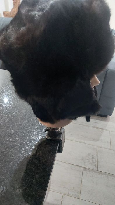 Chapka russo em pele de urso genuina