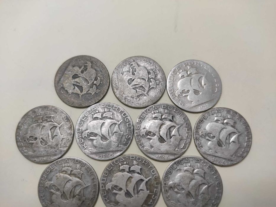 Conjunto 13 Moedas de 2.5$ - 1932 + 1943 + 1944 + 1947 + 1948 + 1951