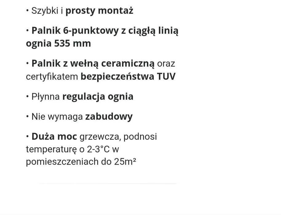 Bio kominek  prosty montaż