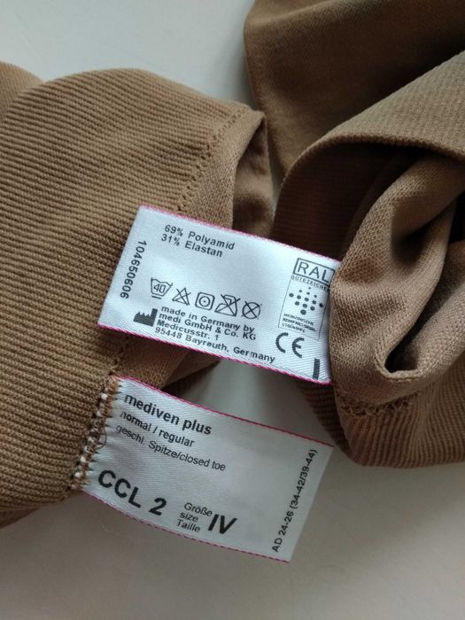 4р. 2 класс компрессионные гольфы mediven plus