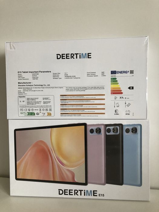 Планшет DEERTIME E15 10.1” 8+22Гб/64GB Wi-Fi Android