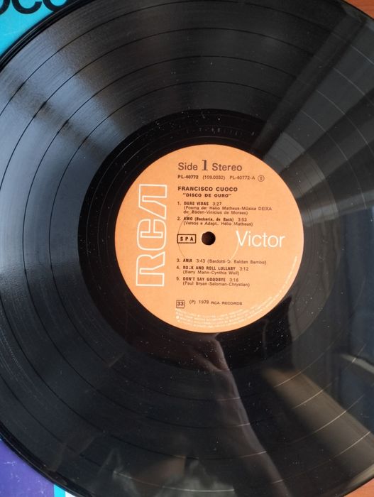 Disco de vinil LP Francisco Cuoco