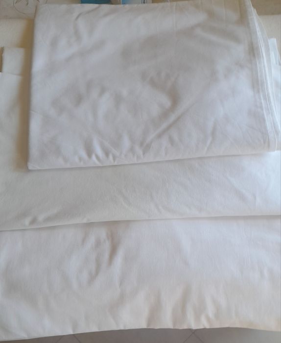 Lençóis brancos, Edredons, Saídas de banho, tapete, Capas de edredons,