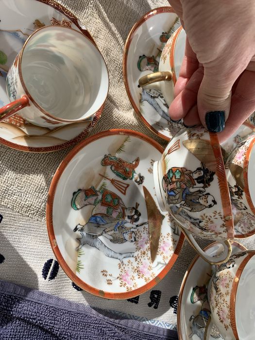 Conjunto café e chá chinês