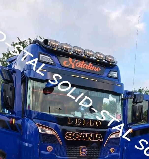 Orurowanie GÓRNE malowane proszkowo CZARNE Scania R / S  NG Producent
