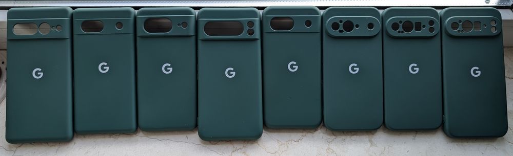 Чохол з ЛОГО GOOGLE з мікрофіброюдля Google Pixel Зелений