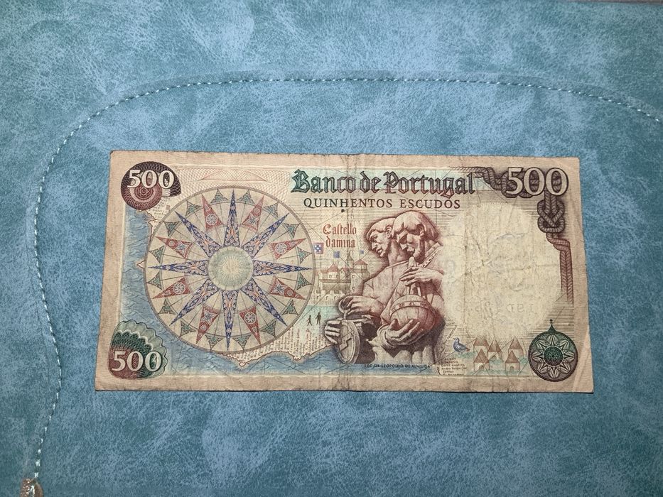 Nota 500 Escudos D. João II 25/01/1966