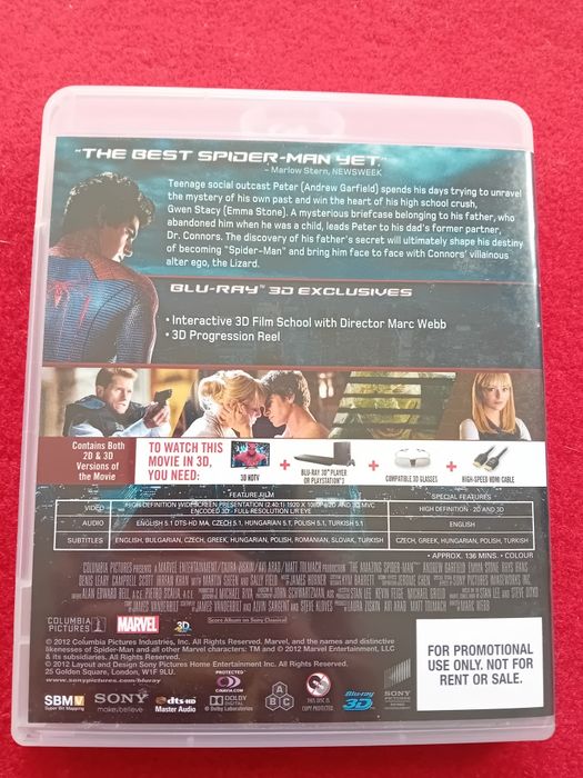 Niesamowity Spider-Man 3D [Blu-Ray] pl