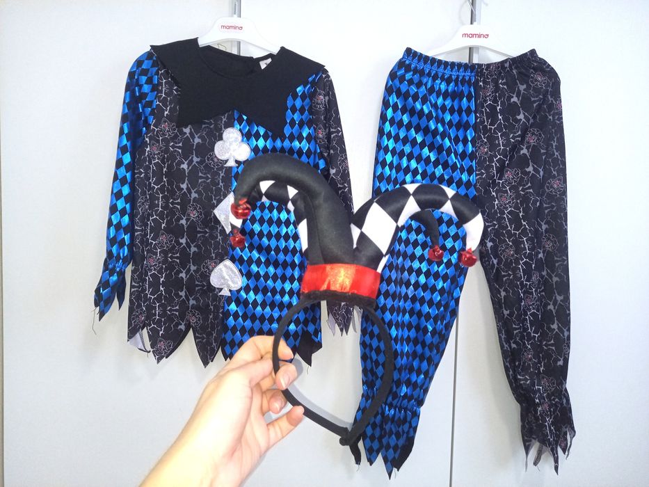 Костюм коня кінь верблюда Джокера шута клоуна на хелловін  7-8 років