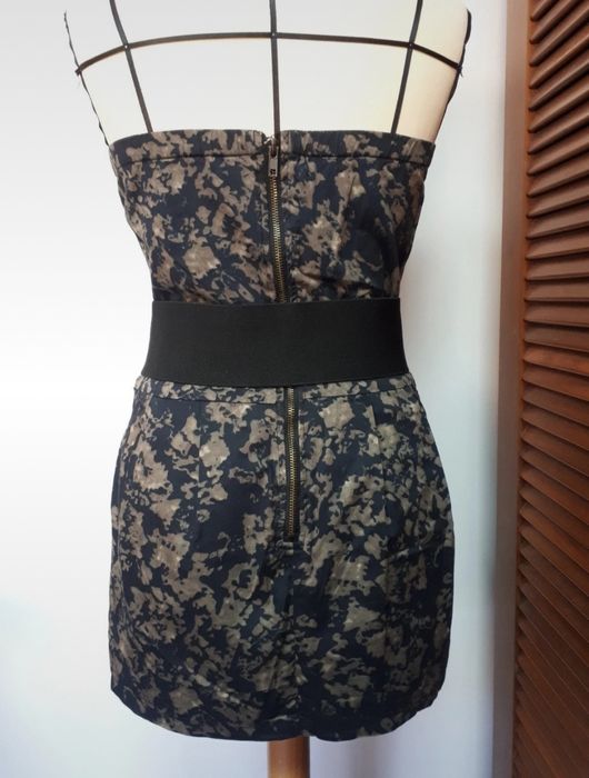 Vestido Estampado Camuflado curto