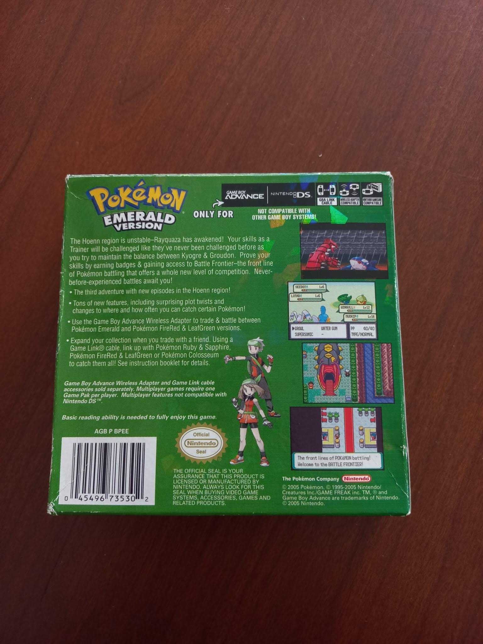 Coleçao Pokémon Emerald Com 03 Exemplares