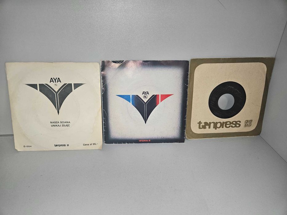 3x winyl Singiel Aya RL TonPress płyta winylowa