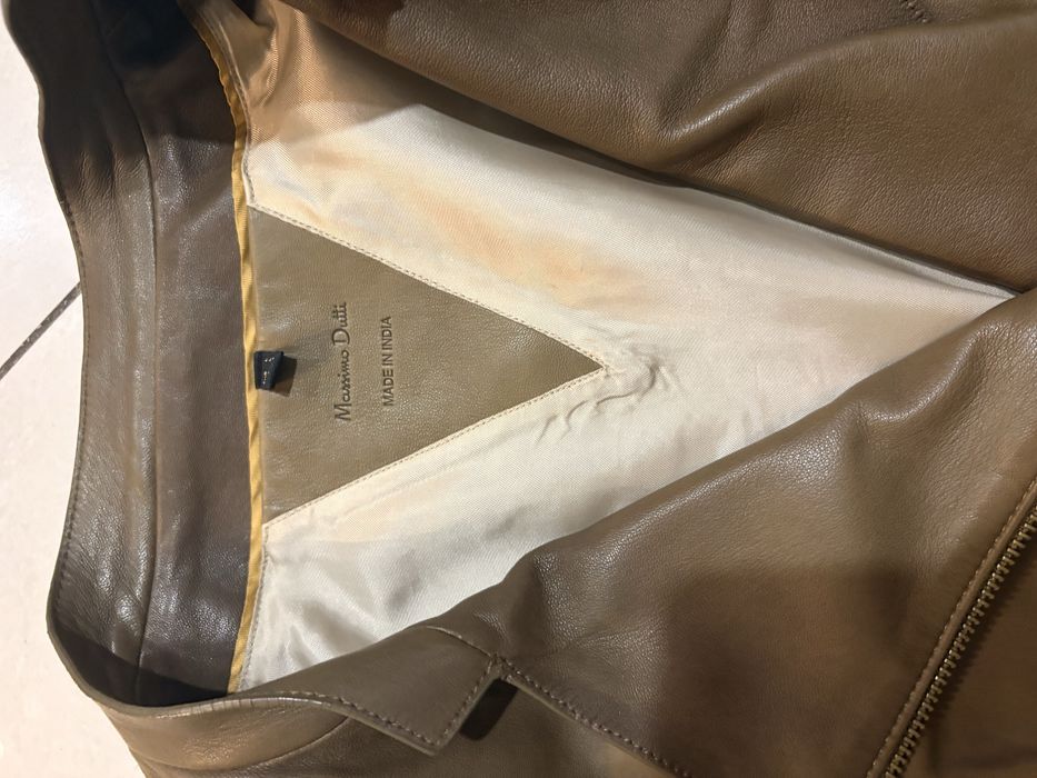 Kurtka skorzana Massimo Dutti